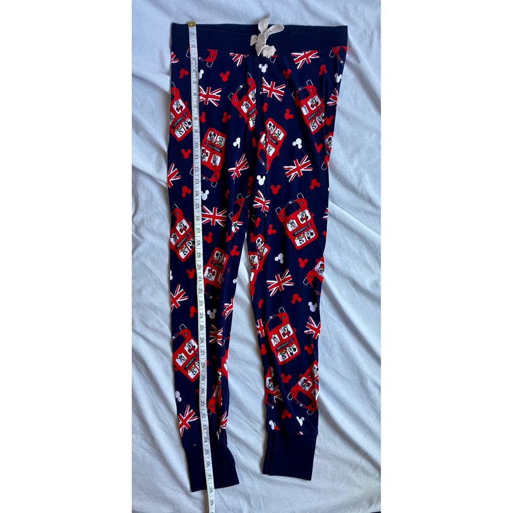 Disney Mickey Mouse London Bus Pajama Set Women's Size M Top and Bottom NWOT - Picture 8 of 10